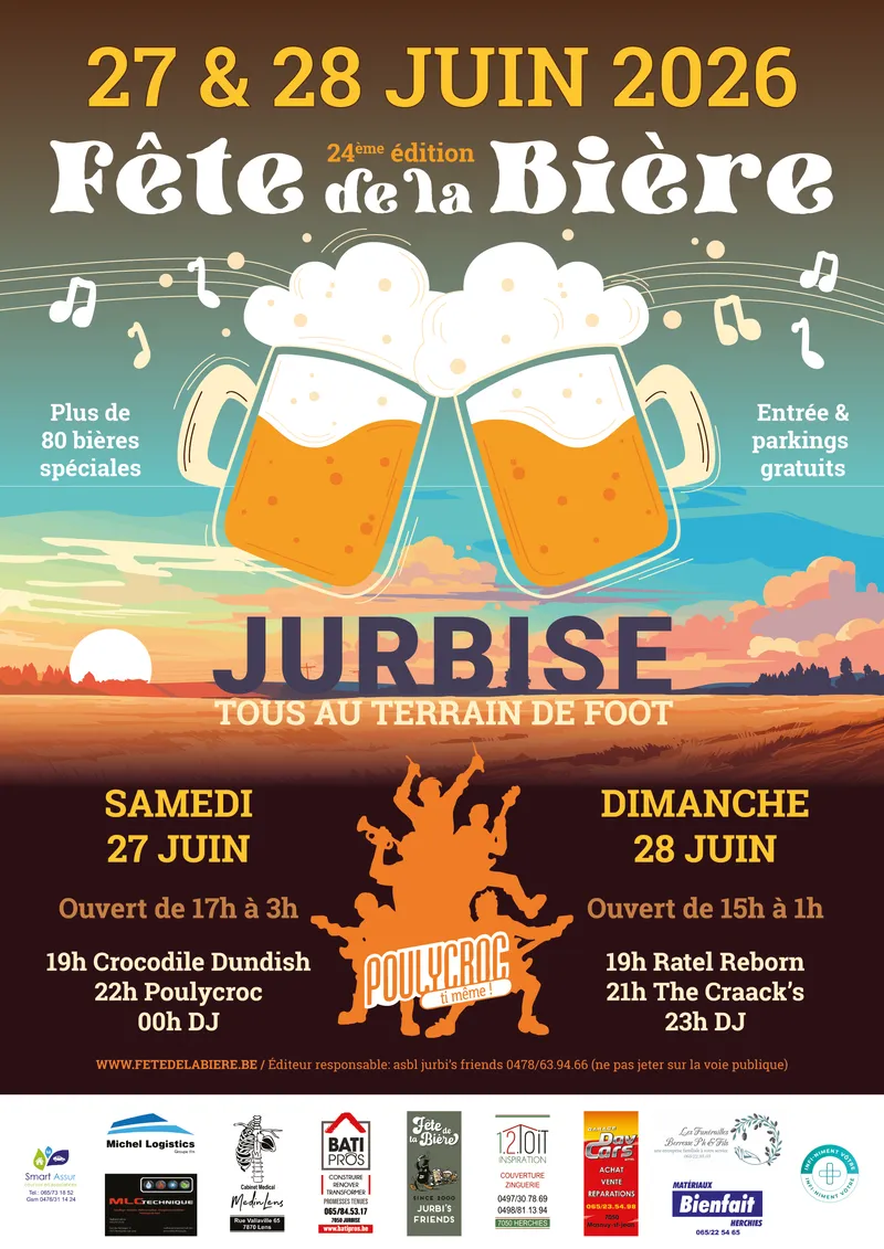Affiche de la Fête de la Bière 2026